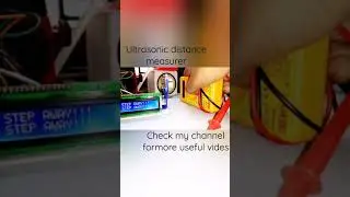 arduino distance measurer 