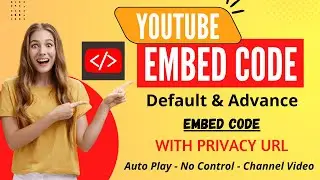 YouTube Embed Code Generator For Video | Generate YT Video Embed Code In Android