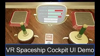 VR Spaceship Cockpit UI Demo
