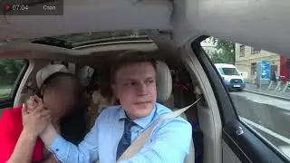 БЕШЕНАЯ ЯЖМАТЬ В ВИП ТАКСИ