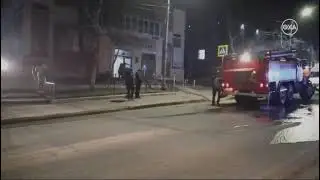 На центральном рынке Охи произошло возгорание