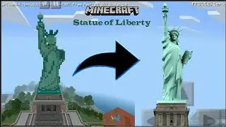 Statue of Liberty🗽 in Minecraft