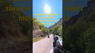 Helikopter 🚁 eşliğinde 1000 e yakın motorsiklet ile pülümür gözelere sürüyoruz
