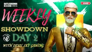 BGMI WEEKLY SHOWDOWN MATCH IS LIVE DAY 2 | VECTOR ESPORT I With DEVIL SKY GAMING #G20