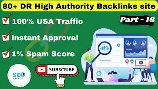 80+ DR High Authority Backlinks Site | USA Traffic #instantapprovallinks