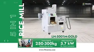 LeeHwa 5 in 1 Rice Mill & Polishing Machine