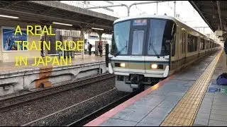 28 Minutes of riding a Japanese train in Hyogo, Japan. JR Line (Japanese Rail)