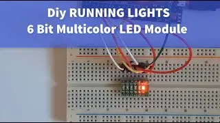 Diy Running running lights 6 bit Multi color LED module & Arduino