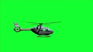 Flight green screen, Helicopter Flying Green Screen HD video 9