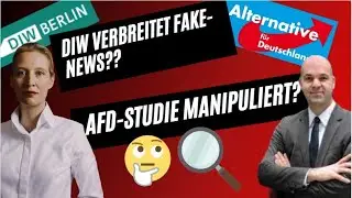 Skandal: DIW Studie zu AFD manipulativ und irreführend! Medien verbreiten Desinformation