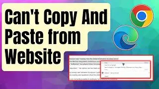 How to Fix Copy Paste Not Working in Chrome Windows 11 Copy Paste Not Working