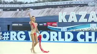 Dina Averina RUS  - Ribbon EF 19.85 WCC Kazan 2018