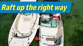 How to Raft Up With Seachoice Twin-Eye Fenders