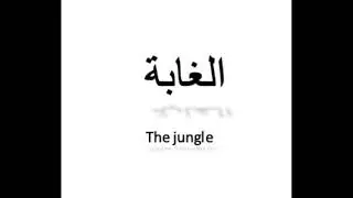 كيف تنطق الغابة باللغة العربية How to pronounce jungle in Arabic
