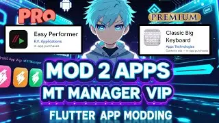 🚀  MT Manager VIP Mod 2 Apps Flutter | Flutter Mod | Smali Code Explained | Clown Tricks 