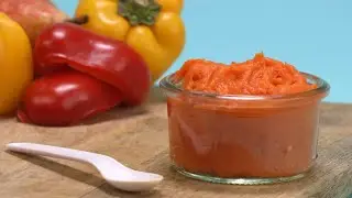 Babybrei - Süßkartoffel, Pirne, Rote Paprika