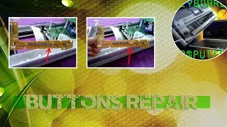 How to replace buttons/microswitches and LCD contrast wheel in Tyros (and many other keyboards).