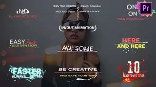 Shape Titles   Premiere Pro MOGRT