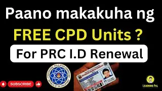 How to Earn Free CPD Units