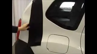 Repositionieren / wieder ablösen der Car wrapping Folie mehrfach möglich - Anwendervideo