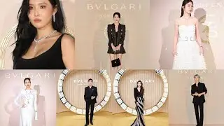 was it theme to wore black and white dress in Bvlgari  Serpenti 75 🤔🤔 