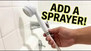 How To Add Sprayer To Bathtub