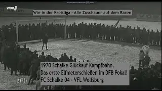 Das erste Elfmeterschießen DFB Pokal - Schalke 04 - VFL Wolfsburg 1970 in der Glückauf Kampfbahn