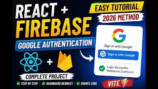 React + Firebase Google Login Tutorial | Beginner Friendly | Vite + Dashboard