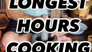 Never been this tired very long cooking process result is so delicious