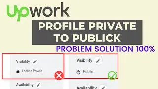 How to do Upwork private profile to public Bangla || Upwork Profile unlock ||