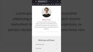 Bootstrap 5 Responsive Website #shorts #mobile #coding