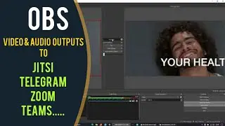 Stream Video to Conference Platform using OBS Monitor Options