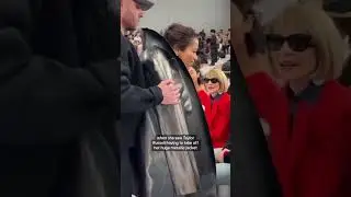 This moment was truly iconic #annawintour #taylorrussel #fashionevent
