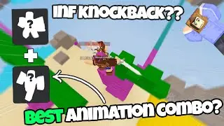The BEST Animation Combo for Roblox Bedwars PVP??! (Overpowered)