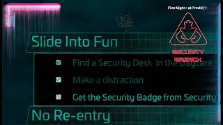 Five Nights At Freddy's Security Breach FNAF HORROR GAME Slide Into Fun Mission No Commentary