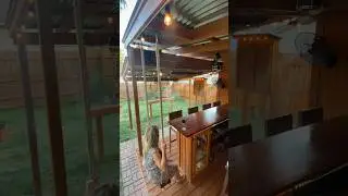 I’m ready for some hot summer nights #backyardbar #mancave #sheshed #patioideas
