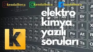 ELEKTROKİMYA YAZILI SORULARI