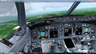 P3D v3.2. PMDG 738 Milan (LIMC) Approach and Landing.