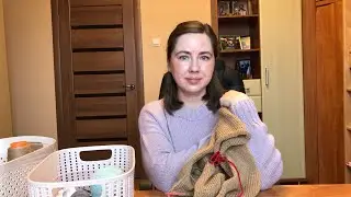 Вязальный влог 35 / Готовые работы и процесс на спицах