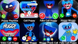 Poppy Playtime Fake Call Video,Call Wuggy Playtime And Squid,Wuggy Video & Chat Poppy Prank Gameplay