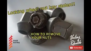 Removing locking wheel nuts   LOST or STOLEN KEY