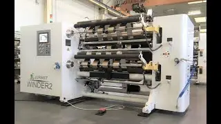 Slitter rewinder for hot stamping foil, model WINDER2 rew. 1
