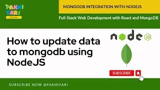 How to update data to mongodb using NodeJS