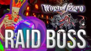 Roblox World Zero | Halloween Boss The Fallen King Solo
