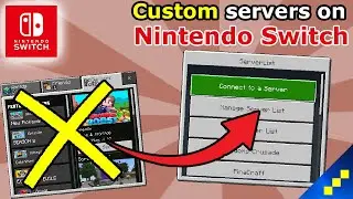 How to join custom servers on Nintendo Switch [Minecraft Bedrock Tutorial]