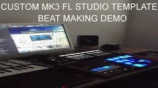 CUSTOM MASCHINE AND FL STUDIO 24 TEMPLATE- BEAT MAKING DEMO- CADILLAKTRACKZ