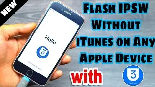 Flash Apple iOS Firmware without iTunes on iPhone, iPad and iPod touch (3uTools)