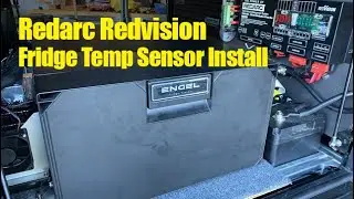 Redarc Redvision temp probe install 12v fridge / Engel SB30F 30lt Drawer Fridge Review / DIY Camper