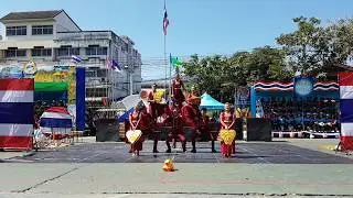 เชียร์ลีดเดอร์ สีแดง Sports Day UVC 2018