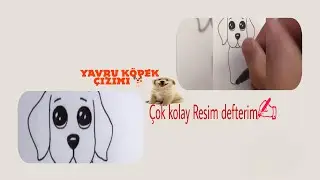 İşte Deneyebileceğiniz Kolay Bir Köpek Yavrusu Çizimi?🐕Çizin' Çok Kolay✍🏻 #howtodraw #dog  @ogharts